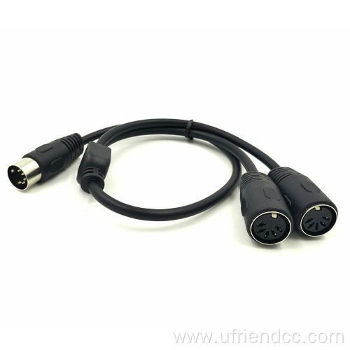 Splitter adapter cable dual extension audio cable